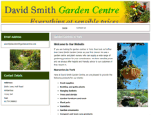 Tablet Screenshot of davidsmithgardencentre.com